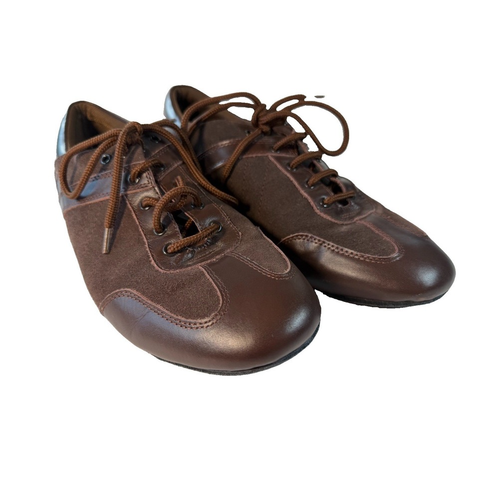 Ultimate Hybrid Dance Shoes 0520 Women's 9.5 Brown Leather Suede